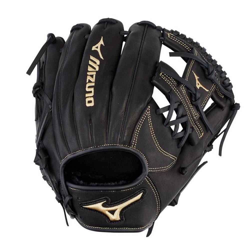 Mizuno Men's MVP Prime Infield Baseball Glove 11.25" Black (312699-XHG)